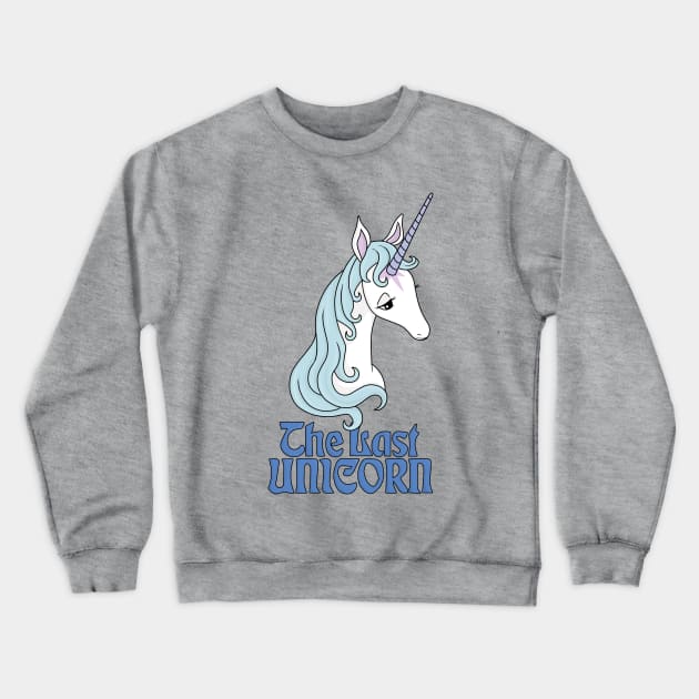 The Last Unicorn Crewneck Sweatshirt by valentinahramov